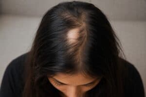 patchy hair loss in zinc deficiency 